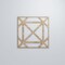 Ekena Millwork Large Buxton Decorative Fretwork Wood Wall Panels, Red Oak, 23 3/8"W x 23 3/8"H x 3/8"T WALW24X24X0375BUXRO - alternate 6